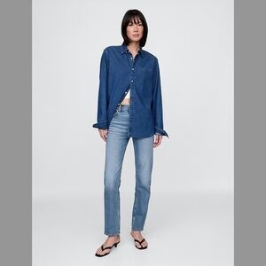 GAP High Rise ’90s Straight Jeans